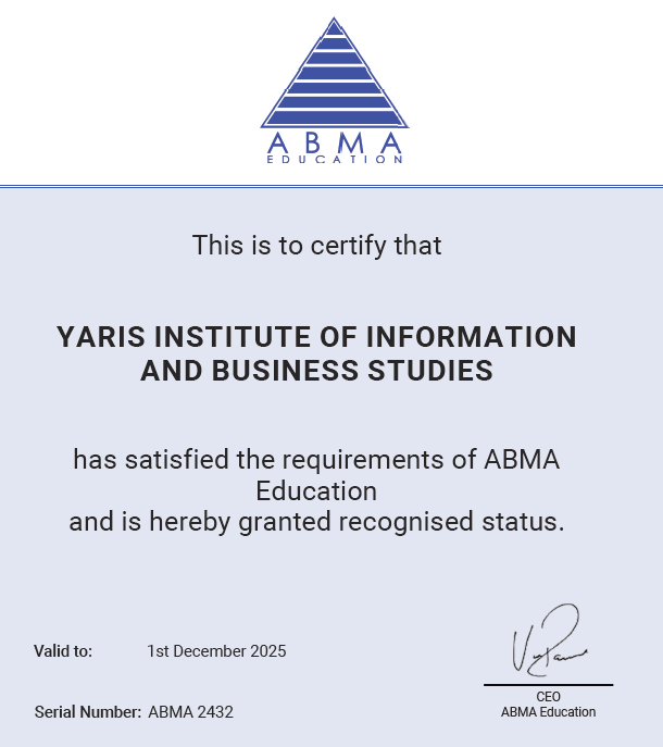 ABMA certificate preview